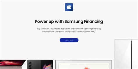 samsung tv financing account